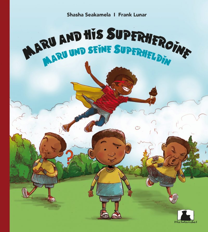 Zweisprachiges Bilderbuch Maru und seine Superheldin